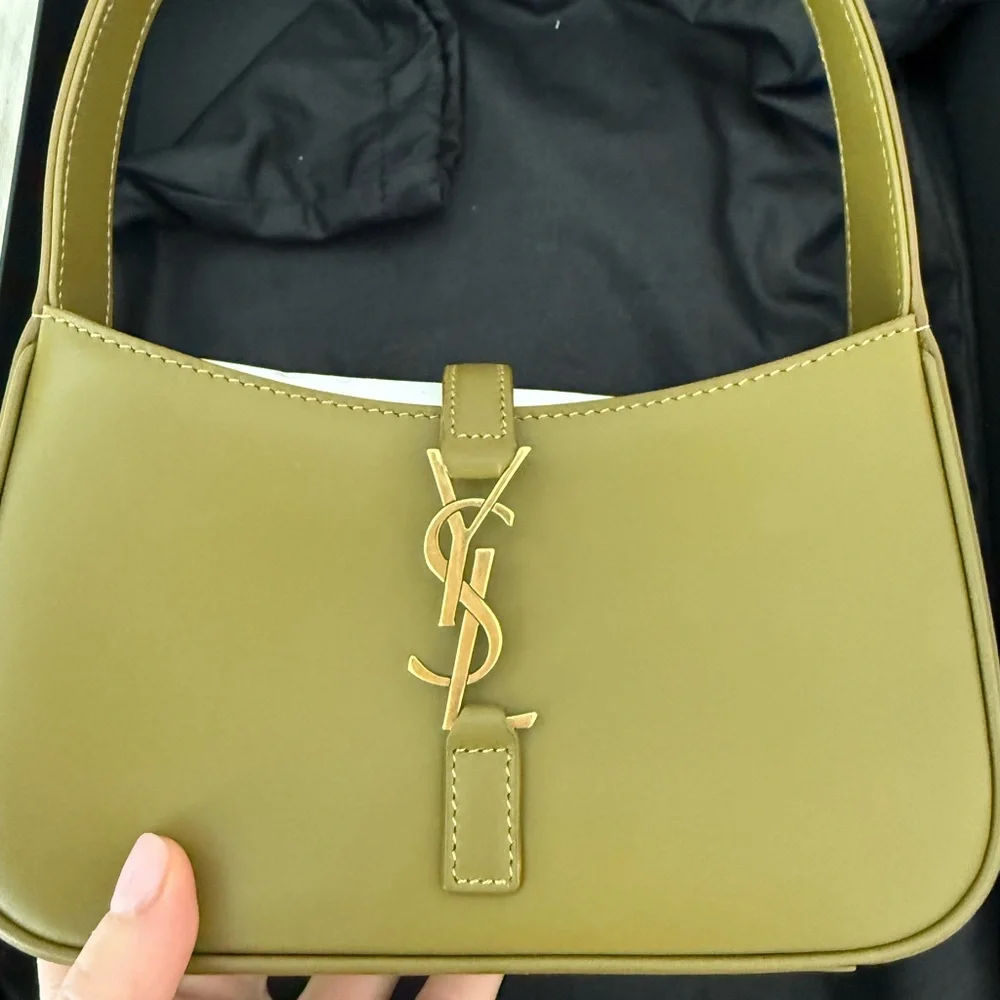 PERFECT condition mini YSL shoulder bag in Olive.